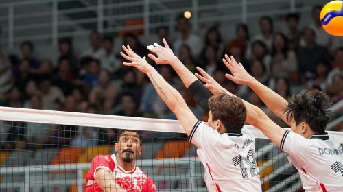 The Volleyball team lost its first match in the ranking round in Hangzhou Asia