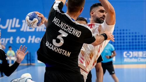 Bahrain Team makes a strong start at the 19th Asian Games...and sweeps Kazakhstan