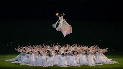 China bid farewell to more than 12,000 athletes in the Asian Games