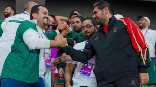 Issa Bin Ali witnesses the brilliance of athletics at the Hangzhou Asians