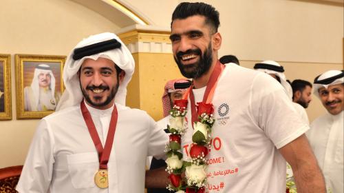 "Muhammad Mirza Extends Gratitude to His Highness Shaikh Khalid bin Hamad Al Khalifa for Compassionate Support During Injury and Treatment"