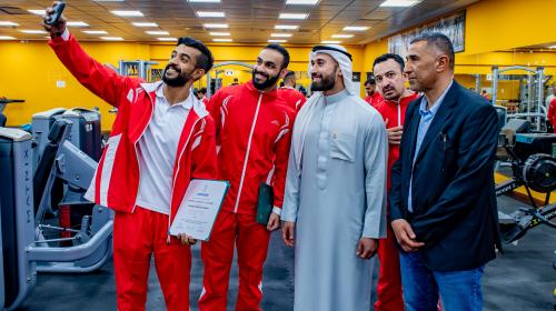 Faris Al Kooheji Patronizes the Conclusion of the Group Sports Fitness Course