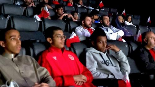 الجماهير تعيش أجواء رائعة في مؤازرة المنتخب بقاعات سينما " سينيكو"