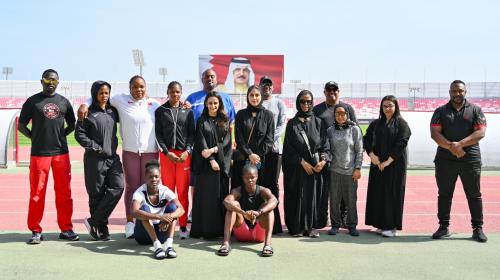 Hessa Bint Khaled Checks Al Ahli Women's Athletic Team's Preparations for Arab Club Games in Sharjah