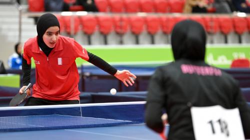 The Bahraini delegation’s winnings in the women’s sports tournament rose to 22 colorful medals