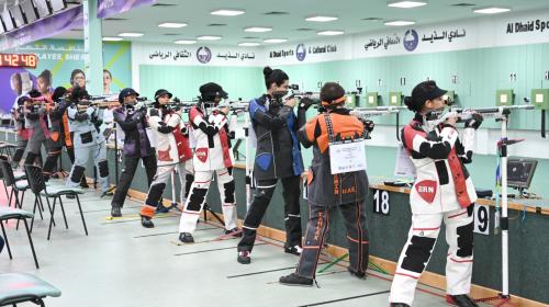 فريق نادي الرفاع للرماية يخوض نهائي البندقية مسافة 10 متر في البطولة العربية 