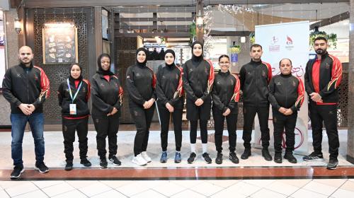 بعثة كرة الطاولة البحرينية تصل الشارقة