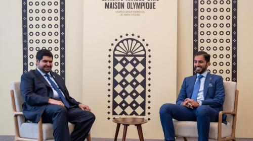 Shaikh Isa bin Ali Attends Reception Ceremony for Saudi, Emirati, and Qatari Olympic Committees