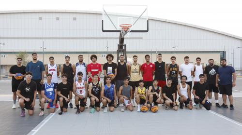31 Athletes Represent Bahrain School Basketball Team 3x3
