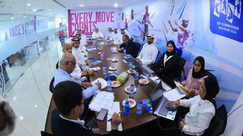 Ishaqi Chairs the Executive Committee Meeting for the International School Sports Games