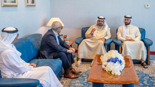 Isa bin Ali Welcomes Spanish Olympic Committee President to Bahrain 