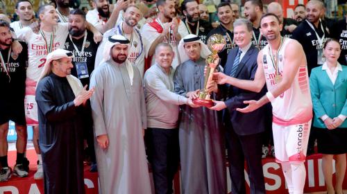 Shaikh Isa bin Ali Attends Conclusion of Dubai International Basketball Championship