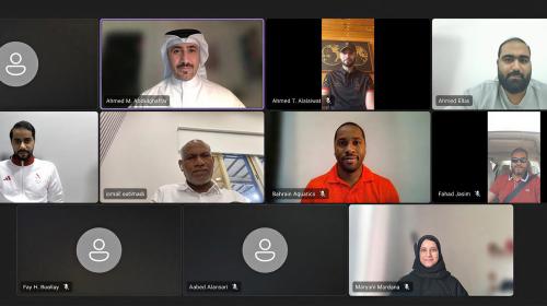 البعثة الإدارية لدورة الألعاب الآسيوية الشاطئية تلتقي الاتحادات الرياضية