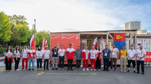 Isa bin Ali Visits Bahrain Delegation Headquarters at Athletes’ Village