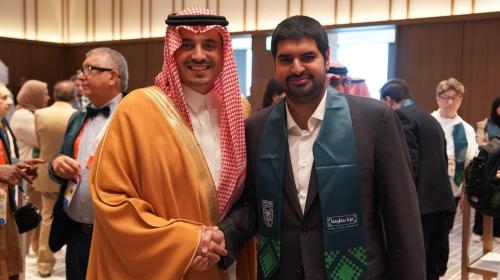 Isa bin Ali Attends Saudi National Day Reception in Nagoya