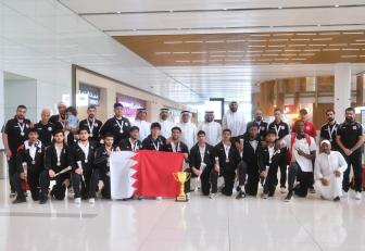 Federation Vice President Leads Reception Bahrain U18 Basketball Team Welcomed Home After Gulf Triumph and Asian Cup Qualification 