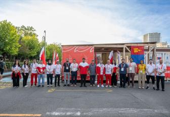 Isa bin Ali Visits Bahrain Delegation Headquarters at Athletes’ Village