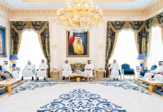 Shaikh Isa bin Ali Receives Kuwait’s Minister of State for Youth and Sports