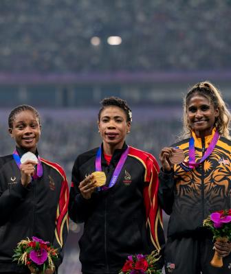 Athletics champions win two gold, one silver and two bronze