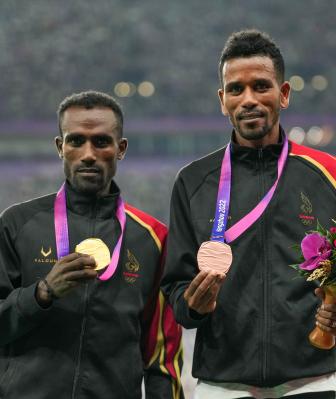 Athletics raises Bahrain's harvest to 9 gold medals at the Hangzhou Asiad