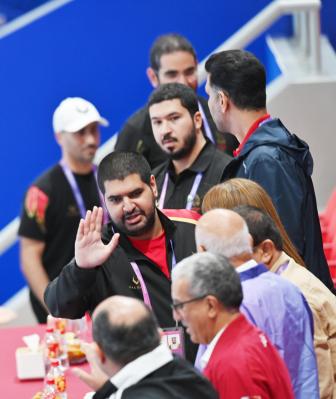 Issa Bin Ali witnesses the brilliance of athletics at the Hangzhou Asians
