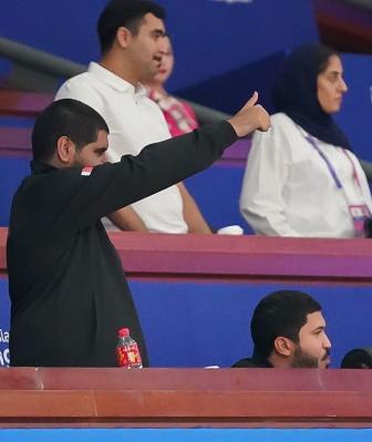 Issa Bin Ali witnesses the brilliance of athletics at the Hangzhou Asians