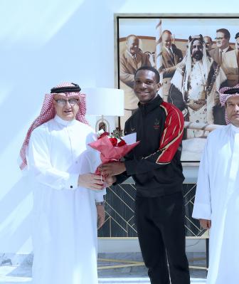 An official reception for the champions and heroines of athletics