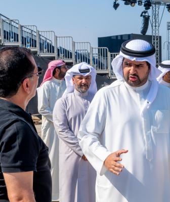 Issa bin Ali Inspects 3x3 Basketball World Tour Court