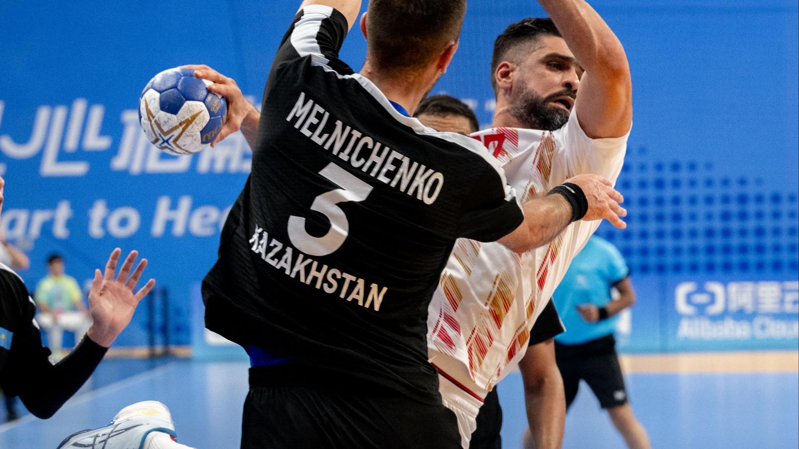 Bahrain Team makes a strong start at the 19th Asian Games...and sweeps Kazakhstan