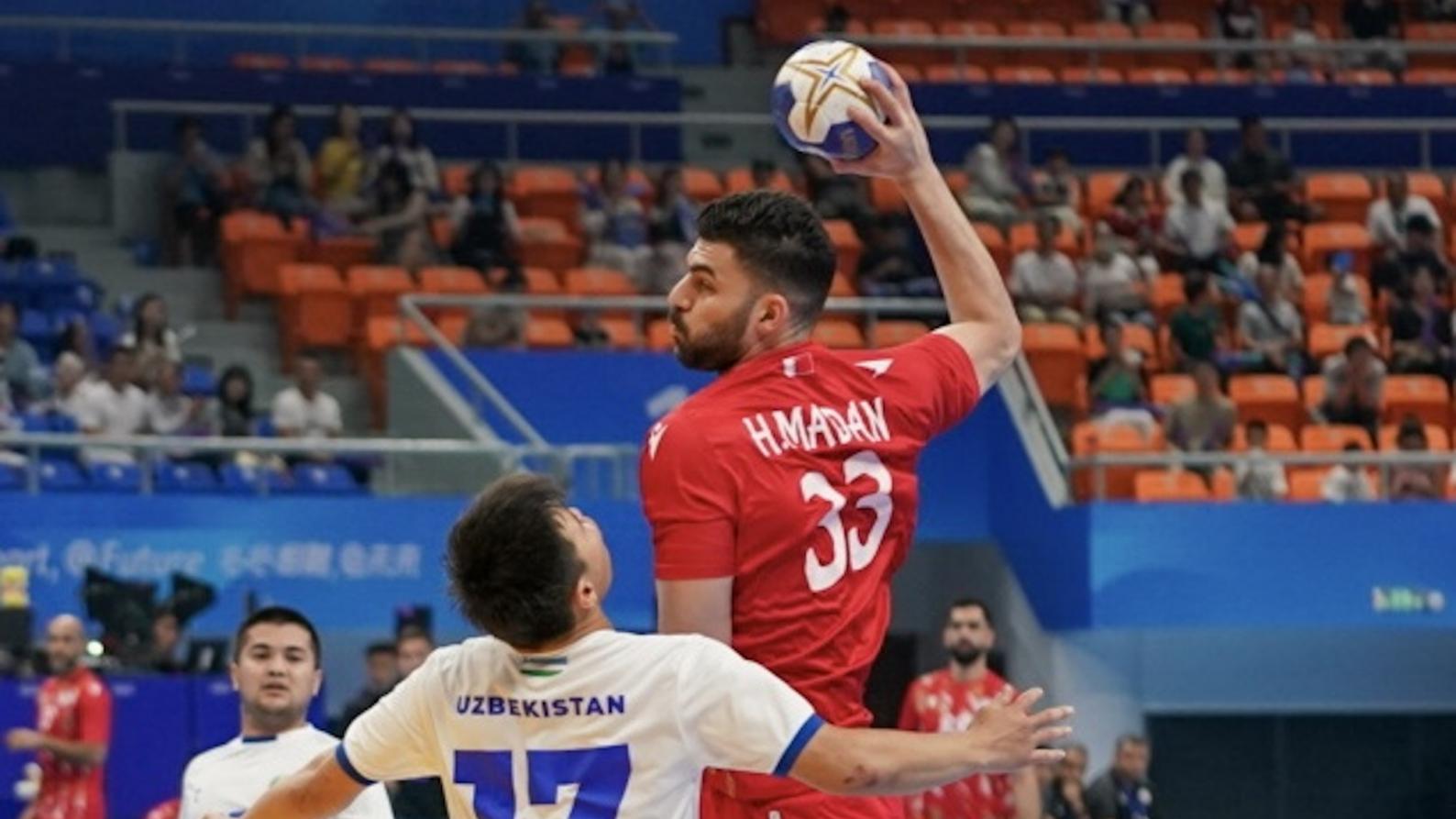 Bahrain Handball Team clinches qualification and lead with a broad victory over Uzbekistan