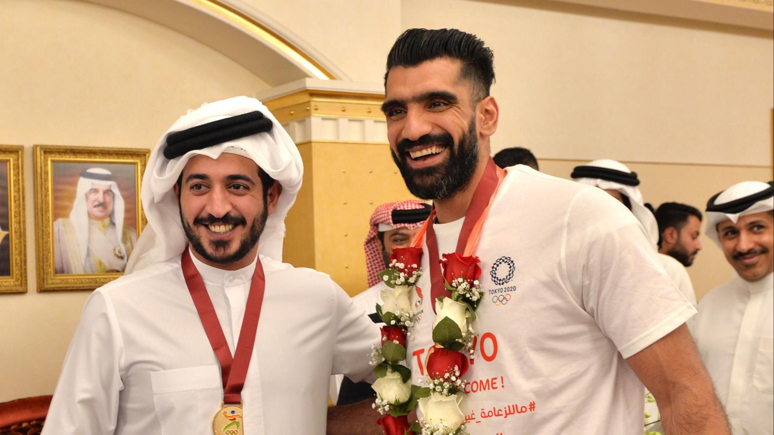 "Muhammad Mirza Extends Gratitude to His Highness Shaikh Khalid bin Hamad Al Khalifa for Compassionate Support During Injury and Treatment"