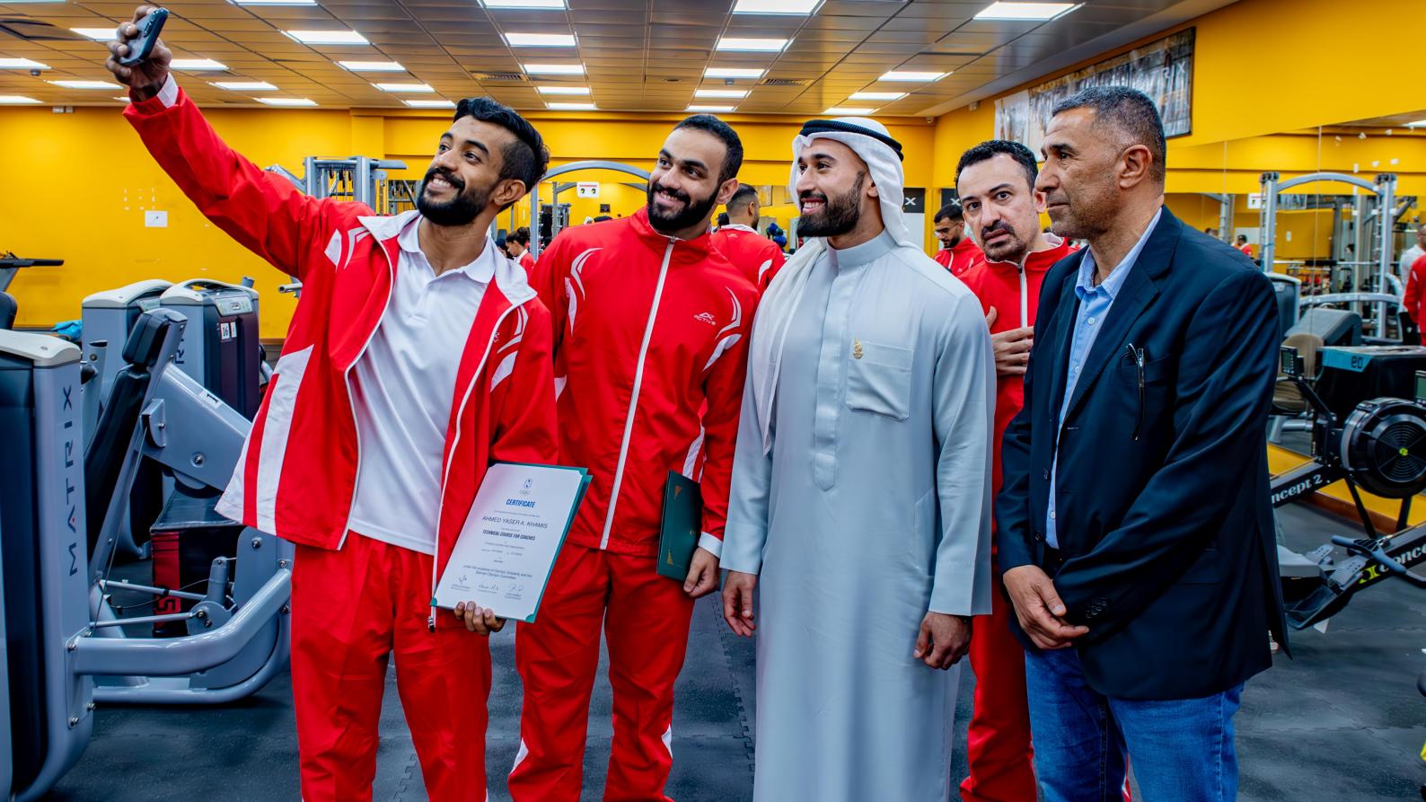 Faris Al Kooheji Patronizes the Conclusion of the Group Sports Fitness Course