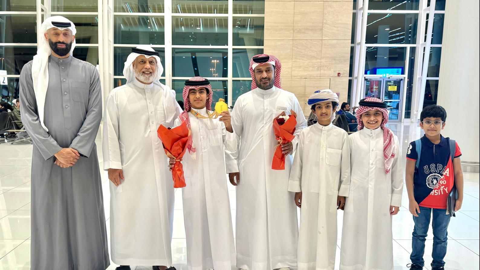 After clinching the gold medal at the Federation Cup in the Emirates, promising wrestling talent Hassan Al Balushi receives a warm welcome.