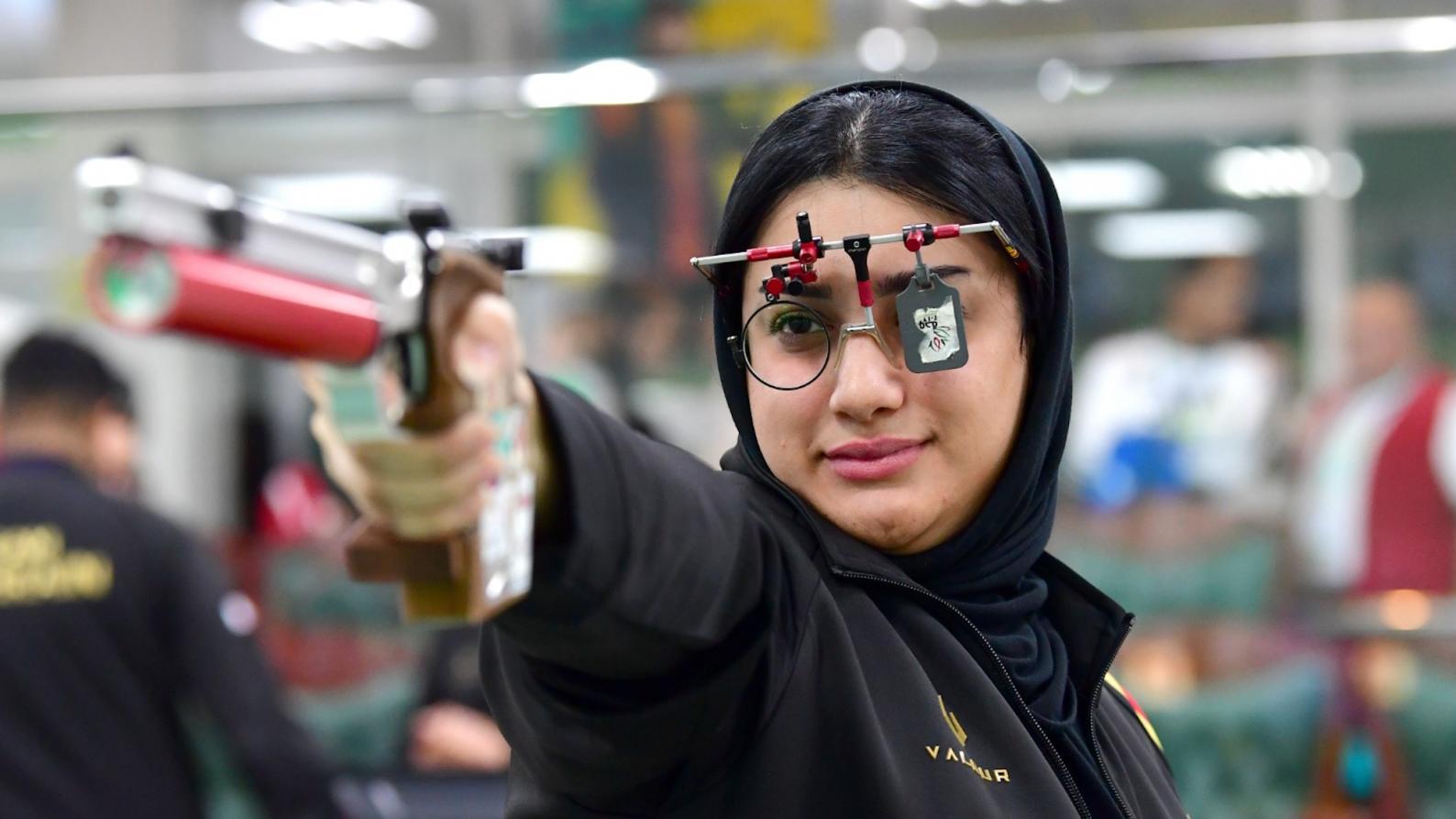  مسدس موزة عبد الرحيم يصيب الذهب وسيف المبارزة يكسب برونزية ثانية