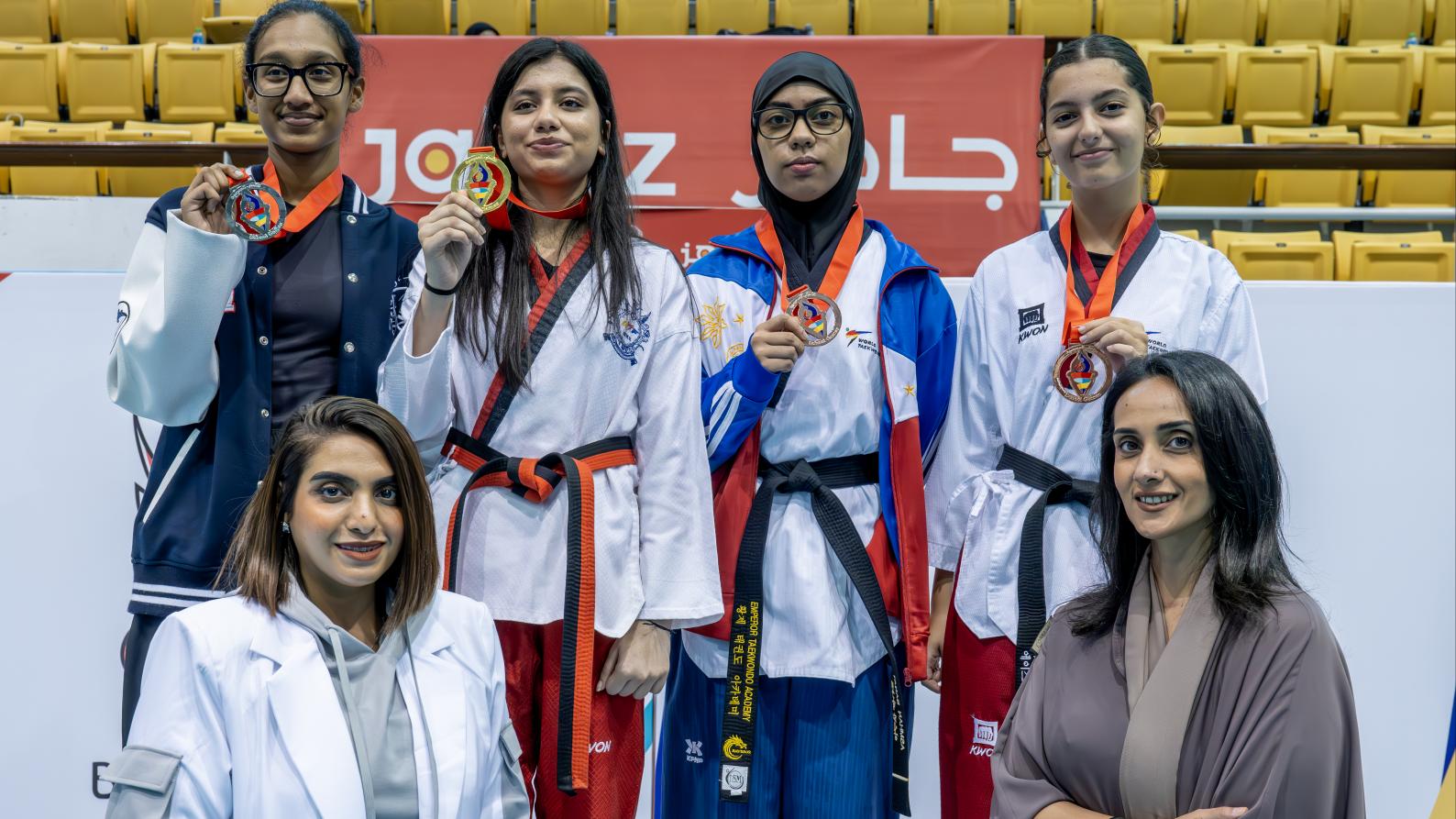 Taekwondo Champions Crowned, and Padel Quarterfinalists Determined on Day Two of the Sixth School Games