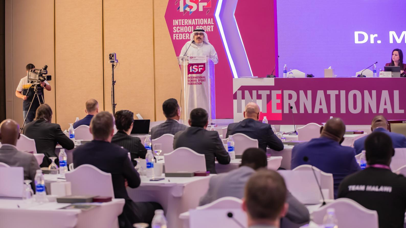 Minister of Education Delivers Bahrain’s Opening Address at International Meeting with Delegations from 92 Countries