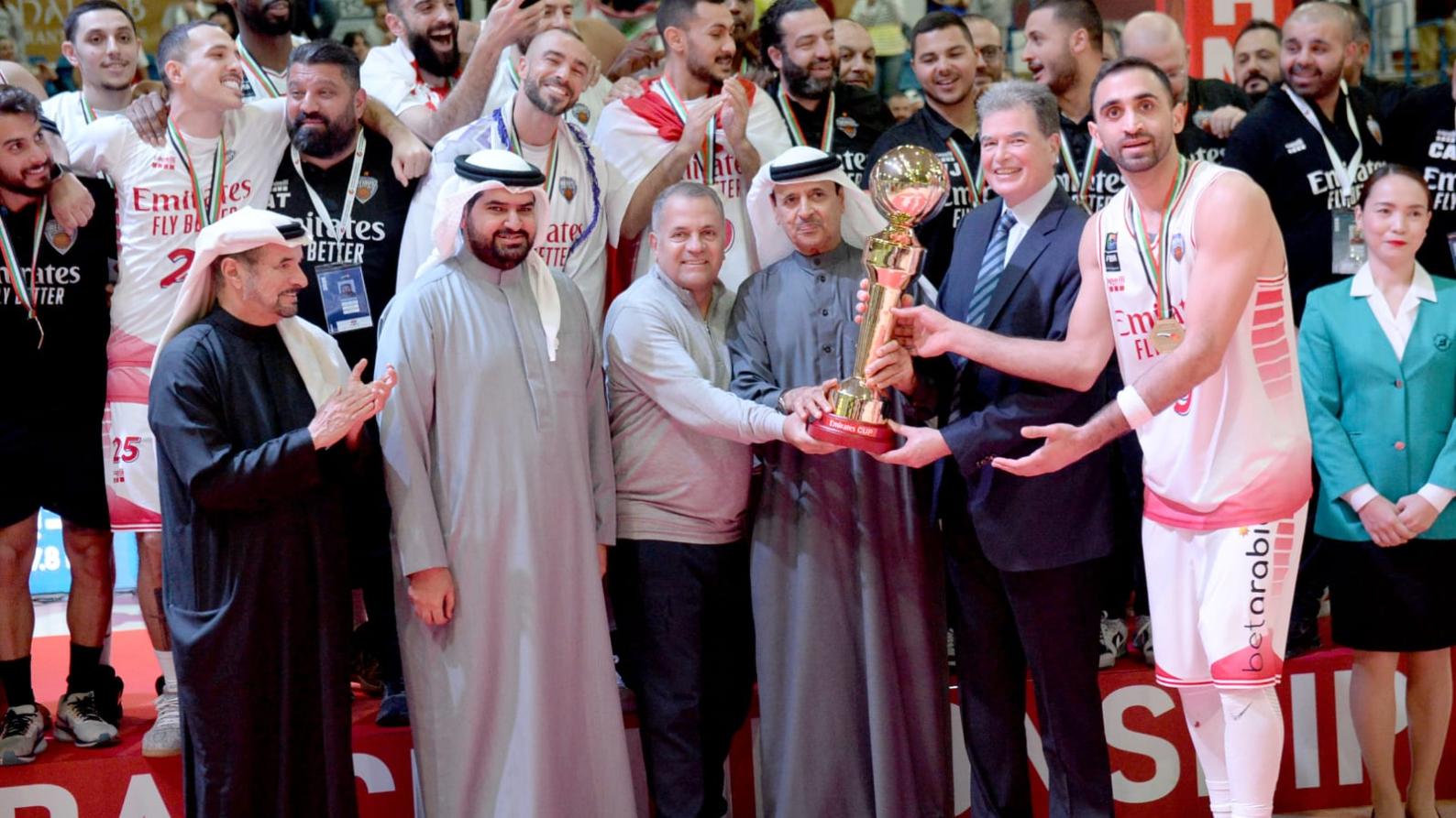 Shaikh Isa bin Ali Attends Conclusion of Dubai International Basketball Championship