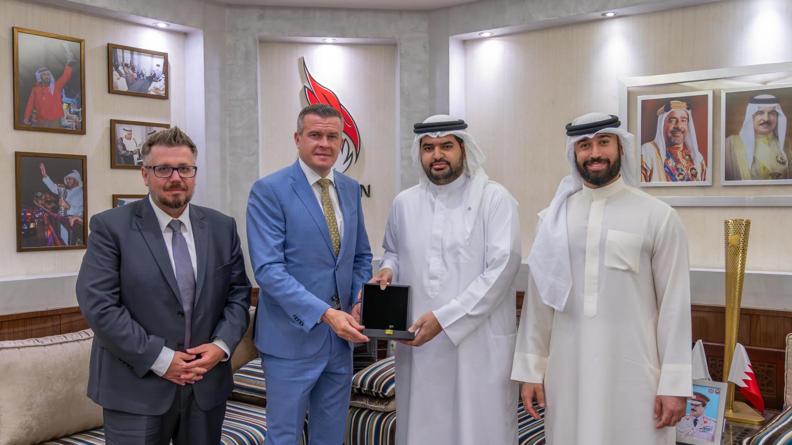 Isa bin Ali Welcomes WADA President to Bahrain, Conveys Shaikh Khalid bin Hamad’s Greetings and Reaffirms Commitment to Clean Sport