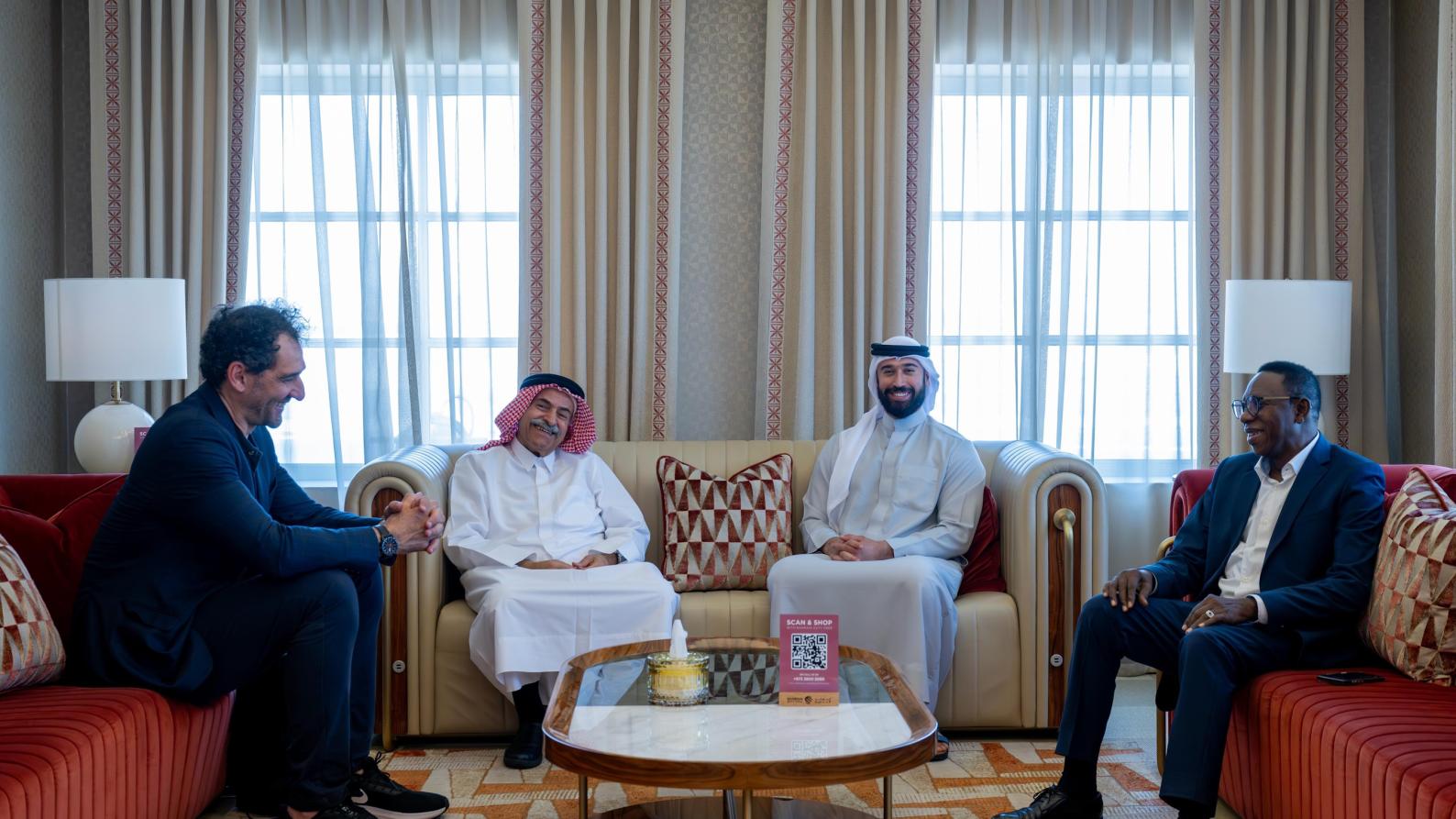 Al Kooheji Welcomes FIBA President Shaikh Saud bin Ali Al Thani to Bahrain for Mid-Term Congress and Cup Final