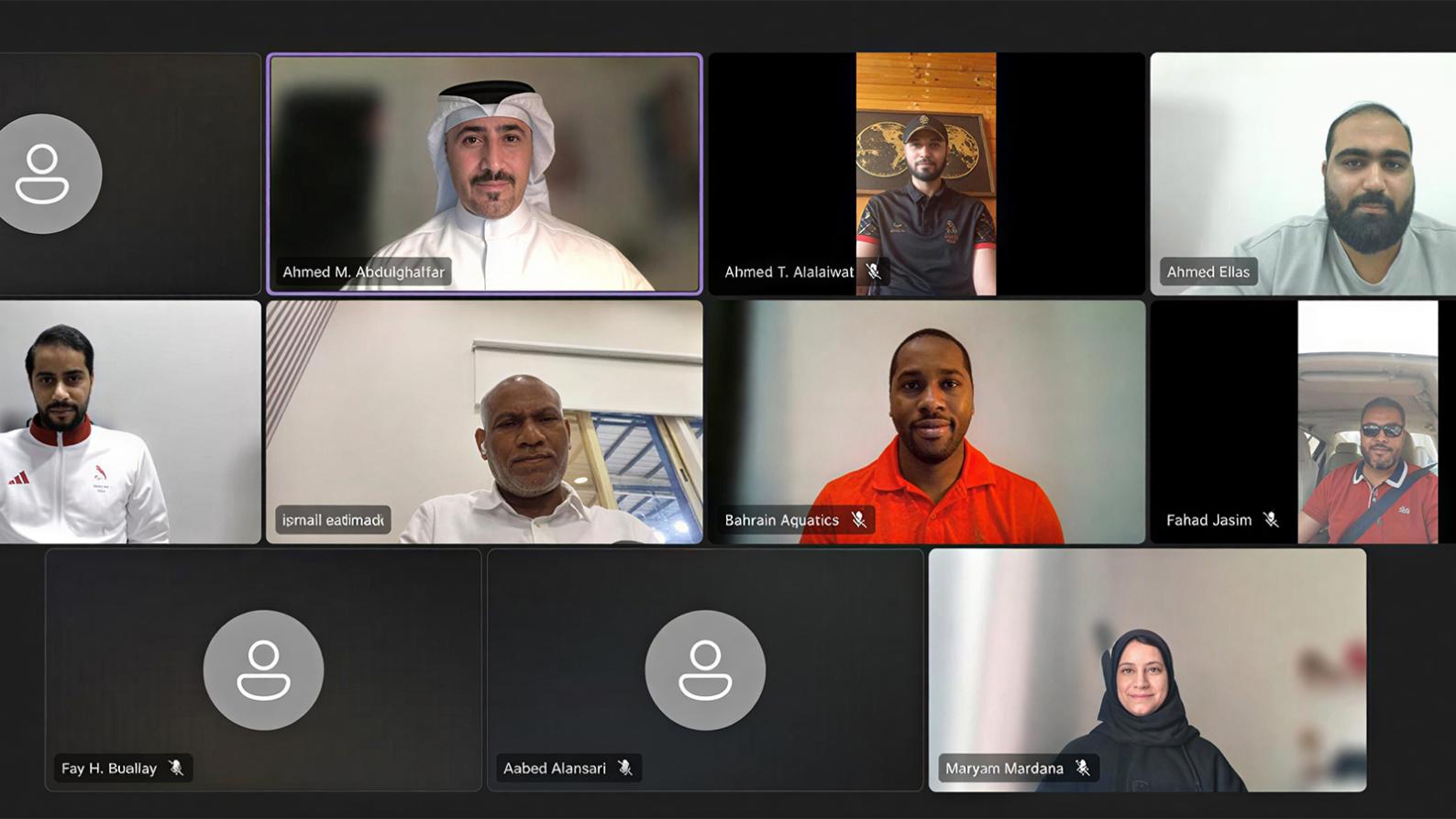 البعثة الإدارية لدورة الألعاب الآسيوية الشاطئية تلتقي الاتحادات الرياضية