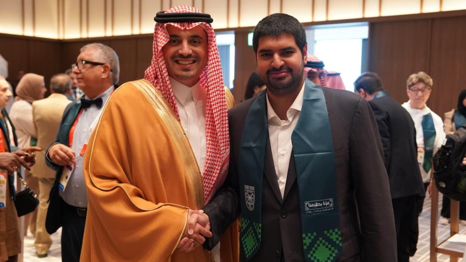 Isa bin Ali Attends Saudi National Day Reception in Nagoya